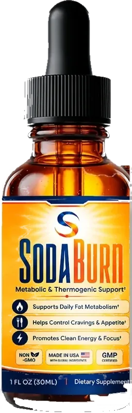 SodaBurn amber dropper bottle (a pack of 2 ships two bottles; one is shown)